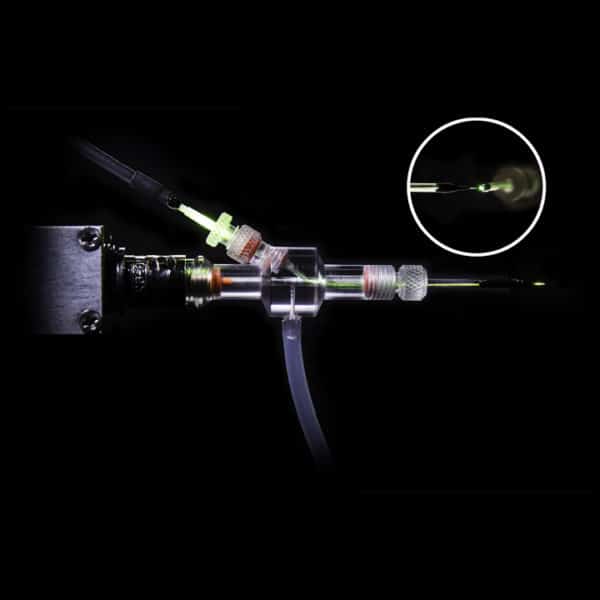 OptoPatcher Patch Electrode Holder with Optical Fiber