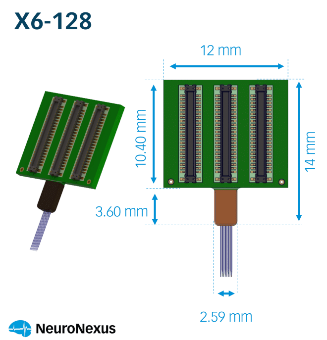 128 channel probes (chronic)